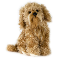 Bocchetta Plush Toys 30cm Oodle Gilbert (sitting) Brown, 6437
