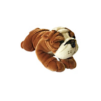 Bocchetta Plush Toys 30cm Bulldog Brutus (floppy), 6400