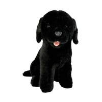 Bocchetta Plush Toys 28cm Darth the Black Labrador Australiana Soft Toy, 6462