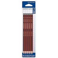 Staedtler Tradition Graphite Pencils 2B - Pack of 5