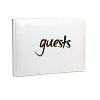 Guest Book White by Profile, Wedding, Birthday, Christening, Celebrations