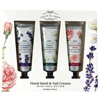 Beaute Du Jardin Floral Hand & Nail Creams with Shea Butter - Set of 3