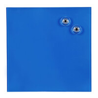 Quartet Magnetic Glass Dry-Erase Board Blue 30cm x 30cm