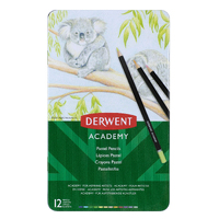 Derwent Academy Tin of 12 - Pastel Colour Pencils 2301940