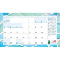 2022 Wall Calendar Sasco Month to View 450x280mm 1055522