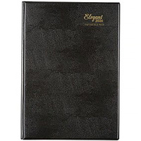 2026 Diary Cumberland Elegant A4 Day to Page Black, ACCO 41EPBK26