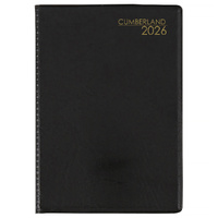 2026 Diary Cumberland Pocket A7 Week to View Black, ACCO 77PBK26