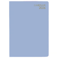2026 Diary Cumberland Pocket A7 Week to View Blue, ACCO 77ASS26