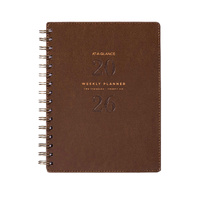 2026 Diary At-A-Glance Signature A5 Week to View Brown, ACCO AAG300226