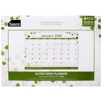 2026 Desk Planner Sasco ECO 480x340mm Desk Pad, ACCO 1070126