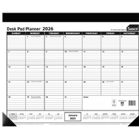 2026 Desk Planner Sasco 555x430mm Desk Pad, ACCO 1055026