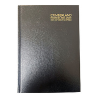 Cumberland Casebound 2026-2027 Financial Year Diary A5 Week to View with Appointments Black 57CFY2627