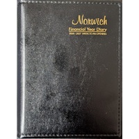 Cumberland Norwich 2026-2027 Financial Year Diary A6 Week to View Black 63SFY2627