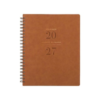 2027 Diary At-A-Glance Signature A4 Week to View Brown, AAG300627
