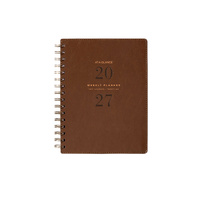 2027 Diary At-A-Glance Signature A5 Week to View Brown, AAG300227