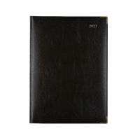 2027 Diary Cumberland Corporate Quarto Day to Page Black, 91CFBK27