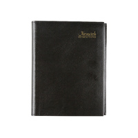 2027 Diary Cumberland Norwich Quarto Day to Page Black Spiral, 91S27