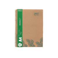 2027 Diary Cumberland Ecowise A4 Week to View Kraft, 47SECB27