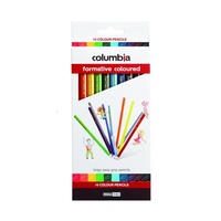 Columbia Formative Coloured Pencils - Pack of 10