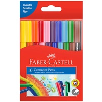 Faber-Castell Connector Pen Markers - Pack of 10