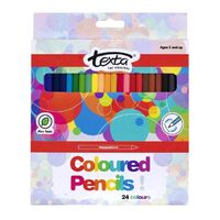 Texta Coloured Pencils - Pack of 24