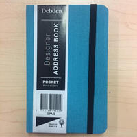 Debden Designer Pocket Address Book- Teal -DPA 132 x 85 mm