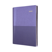 2022 Diary Collins Vanessa A6 Day to Page Purple 165.V55