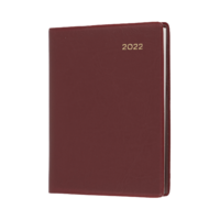 2022 Diary Collins Belmont A7 Week to View Burgundy 337.V78