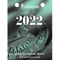 2022 Refill Collins Desk Calendar Top Punch DCRT