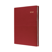 2022 Diary Collins Vanessa A6 Day to Page Red 165.V15