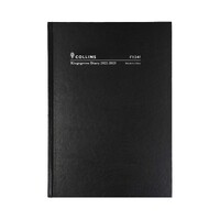 2022-2023 Financial Year Diary Collins Kingsgrove A4 Week to View Black FY341