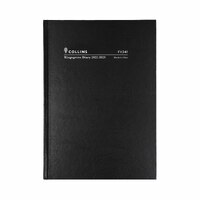 2022-2023 Financial Year Diary Collins Kingsgrove A4 Day to Page Black FY141
