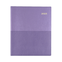2023 Diary Collins Vanessa Quarto Week to View Purple 325.V55