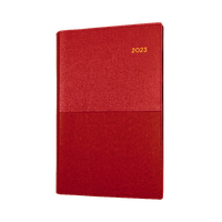 2023 Diary Collins Vanessa A5 Month to View w/ Notes Red 585.V15