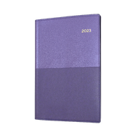 2023 Diary Collins Vanessa A5 Month to View w/ Notes Purple 585.V55
