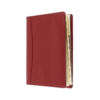 2023 Diary Debden Elite Desk Compact Week to View Cherry Red 1150.U78
