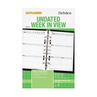 Debden DayPlanner Desk Refill Undated Week in View DK1016