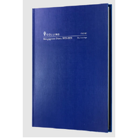 2023-2024 Financial Year Diary Collins Kingsgrove A4 Day to Page Blue FY141
