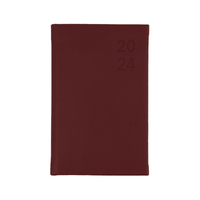 2024 Diary Collins Silhouette B7R Week to View Maroon S6700.P78