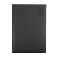 2024 Diary Collins Silhouette A4 Week to View Charcoal S4700.P98