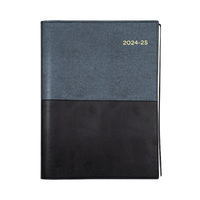 2024-2025 Financial Year Diary Collins Vanessa A4 Week to View Black FY345.V99