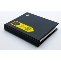 Debden 6 Ring Binder Telephone Address Book Black PVC Cover 15 x 12cm 2790.V99