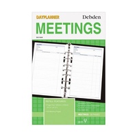 Debden DayPlanner Desk Refill Meetings Notes DK1009 