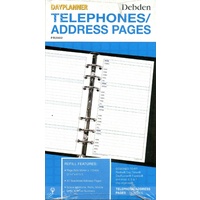 Debden DayPlanner Refill Personal Telephone/Address Pages PR2002