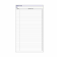 Debden DayPlanner Refill Personal Things To Do PR2006