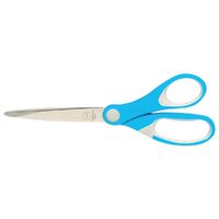 Marbig Comfort Grip Scissors Light Blue 182mm