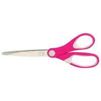 Marbig Comfort Grip Scissors Pink 182mm