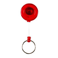 Rexel Id Mini Retractable Keyholders Red (Hangsell) 9800903