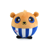 AFL Plush Squishii 10cm North Melbourne Kangaroos Official Collectibles 500103150