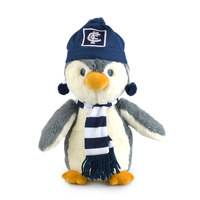 AFL Plush Penguin 27cm Carlton Blues Official Collectibles 500273242